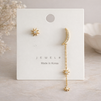Moonlight Star Earrings