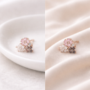 Blush Bloom Cluster Studs