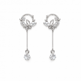 Luminous Wreath Drop Earrings