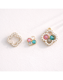 2-Way Convertible Clover Pearl Earrings