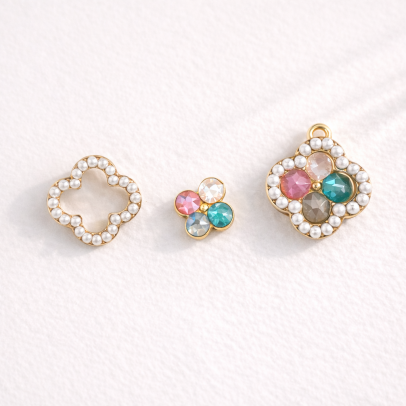 2-Way Convertible Clover Pearl Earrings